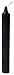 Mickey Thompson TMT Black Taper Candles, 6