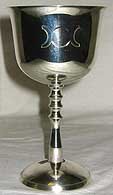 Triple goddess chalice