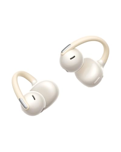 Baseus MC2 Air Auriculares Abiertos, Auriculares de Clip con CloudComfort, SuperBass 2.0, Bluetooth 6.0, 4 Micrófonos con IA para Llamadas nítidas, 40 h de autonomía, IP67, Ligeros 4,9 g