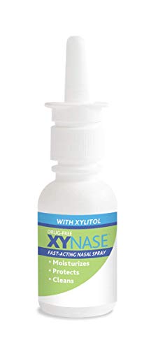 Xynase Natural Saline Nasal Spray with Xylitol - Relieves Nasal Congestion, Allergy Symptoms, Sinus  - //medicalbooks.filipinodoctors.org