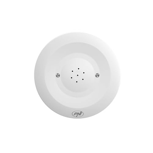 PNI SafeHouse HS527 WiFi Flood Sensor Detector with 80 dB Sound Alarm, Built-in Speaker for Flood and Drops Compatible with Tuya App, 3V Power Supply