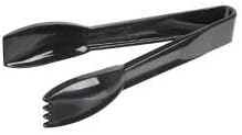 10 x GSL Black Plastic Serving Tongs - Buffet Party BBQ Wedding 16cm - 6.5" - Image 5