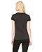 Ladies' Triblend Short-Sleeve Deep V-Neck T-Shirt L CHAR-BLACK TRIB