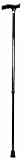 Essential Medical Supply Steppin' Out Folding Wood T-Handle Cane with Black Textured Finish