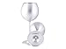 Counter Aid Stainless Steel Wine Glasses - Set of 4 Long Stem Unbreakable and ShatterProof Cocktail and Beverage Steel Wine Glass For Camping, BBQs & Picnics - 12oz