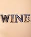 GetSet2Save 'N' Metal Monogram Wine Cork Holder, 12-Inch