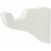 Kirsch Wood Trends Classics 3 1/2" Return Center Bracket for 1 3/8" pole, White , (MPN# 5611EG025)
