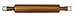 Jamie Oliver Classic Wood Rolling Pin for Baking - Large 18.5 Inch