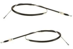 FEILIDAPARTS 2 X Parking Brake Cable Compatible with VW GOLF AUDI A3 SEAT LEON 2005-2014