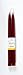 Bluecorn Naturals 100% Pure Beeswax Tapers - Red, 12