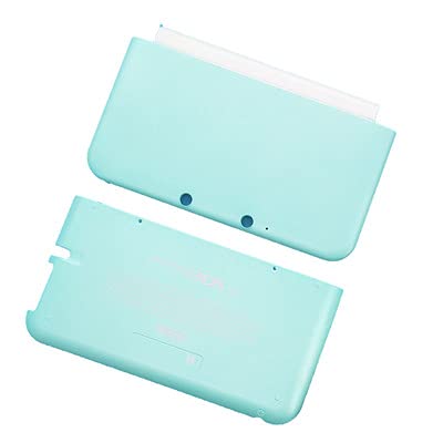 JMXLDS Replacement Front Back Faceplate Plates Upper & Back Battery Housing Shell Case Cover for 3DS XL/3DS LL Game Console - Mint Green