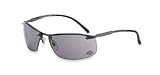 Bacou-Dalloz Harley-Davidson 700 Series Sunglass Style Safety Glasses - Gunmetal Frame And Gray Lens - HD702