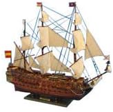 San Felipe Limited Tall Model Ship 38"