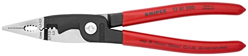 KNIPEX Tools 13 81 200 6-in-1 Electrical Installation Pliers-Metric Wire, 8"