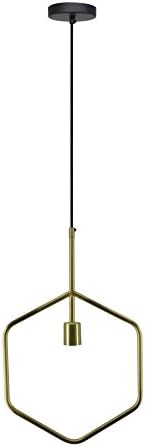 CDI Furniture LA1630 Cali Pendant Lamp Collection Iron Matte Brass