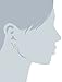Amazon Collection Platinum-Plated Sterling Silver Round Cubic Zirconia Lever-Back Earrings (2 cttw)