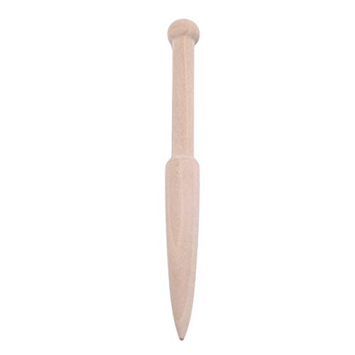 CH DIY Weaving Tool Wood Woven Sweater Scarf Tapestry Bobbin Stick DIY Loom Tools (Style 2)