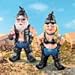 Collections Etc Biker Garden Gnome Figurine with Motorcycle Leather Gear and Tattoos - Hand-Painted Yard Statue, Biker Dude