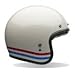 Bell Custom 500 Helmet (Stripes Pearl White - Large)