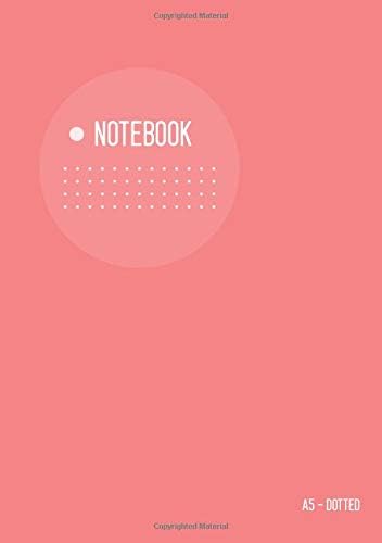 Dotted Notebook A5: Journal Notebook Baby Pink, Light Circle Design, Blank, Dot Grid, Medium, Soft Cover, Numbered Pages, No Bleed (A5 Dotted Notebook Journals)