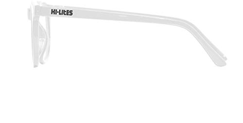 HI-LITES Special Effect Glasses-HEART Effect Lenses (White) - Designer Style