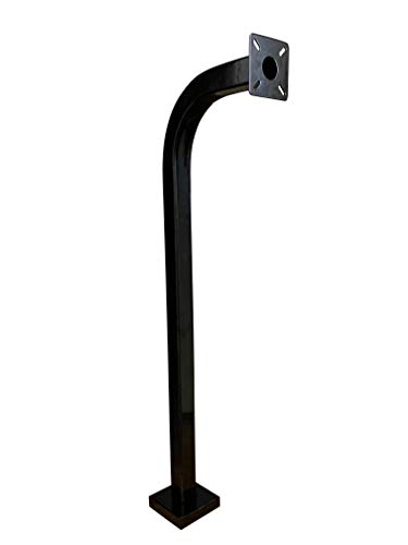 EG088-Eagle Keypad Gooseneck Pedal Mount 42" Universal Powder Coated Heavy Duty Pad Mount 1/8" Steel