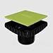 Square drain riser