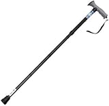 Drive DeVilbiss Folding Walking Stick Gel Grip Black Adjustable 82.5-92.5 cm view 2
