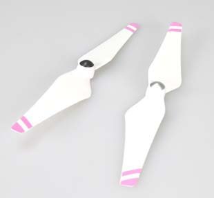 Dji 9 Inch Self-tightening Prop Set (1 Ccw, 1 Cw) - Pink Strips