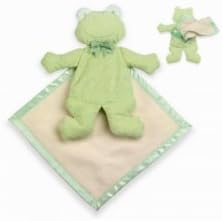 Pastel Pancake Frog with Blanket by North American Bear Co. (3837)