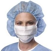 Bouffant/Nurse Cap, Blue Color, Spunbonded Polypropylene, 24, 100/Box
