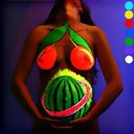 New European Style 3ml Nightclub Bar Party Fluorescent Makeup Body Paint Pigment Halloween Makeup Item