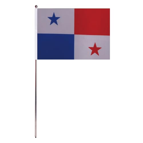 AZ FLAG Luxury Table Flag of PANAMA 22x15 cm in Satin - PANAMAN DESPACHO FLAG 15 x 22 cm