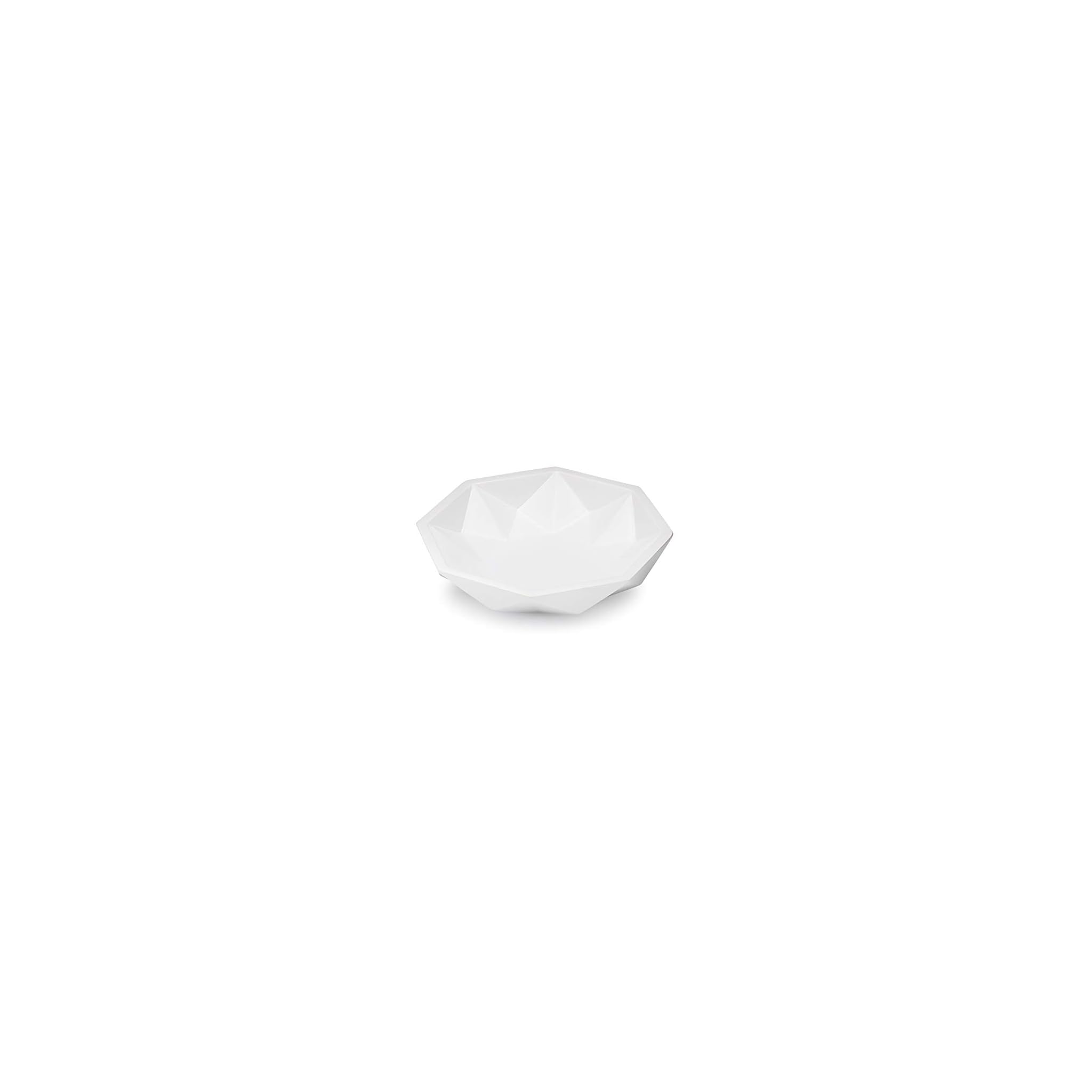 Essentra Home Modern White Collection 4Piece Bathroom Accessory Set