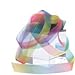 Molshine 100yd 1-inch Premium Quality Shimmer Sheer Organza Ribbon - Rainbow seven colors