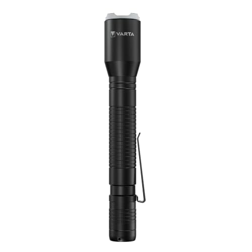VARTA LED Torch, Aluminium Light F20 Pro, 3 Light Modes, Black