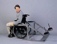 2334082 Rickshaw Exerciser Grey sold indivdually sold as Individually Pt# 2110 by Columbia Medical