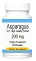 2 Bottles Asparagus Extract 200 mg, 10:1 Pure, 60 Capsules, Protects Liver from Toxins, May help with Hangovers, - Endorsed by Dr. Ray Sahelian
