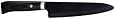 Kyocera Advanced Ceramic LTD Series Chef Knife with Handcrafted Pakka Wood Handle, 7-Inch, Black Blade