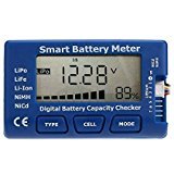 TOMTOP Smart Digital Battery Capacity Checker for LiPo LiFe Li-ion NiMH NiCd Battery