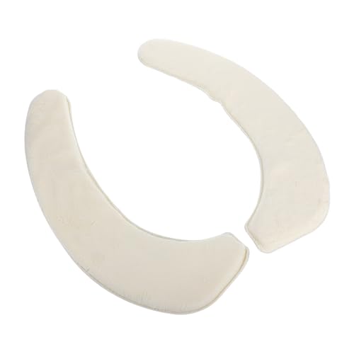 HONITANO 1 Pair Toilet Seat Cushion Pad Adhesive Soft Cover for Enhanced Comfort Washable Reusable Toilet Seat Covers for Home Travel Use Durable and Easy to Attach