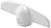 Slide-Co 172926 Tee Crank Handle, 3/8 In., White (2 Pack)