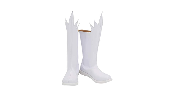 Amazon.com: Allten Lorna Polaris - Botas blancas para mujer, disfraz de  cosplay : Ropa, Zapatos y Joyería