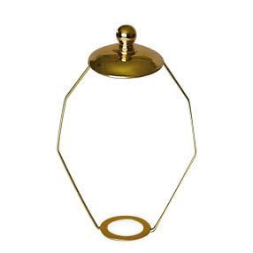 Table Lamp Shade Carrier (Brass,6inch,BayonetCap)