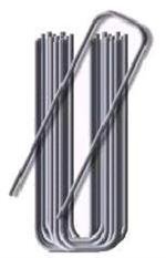 50 Steel Sod or Ground Staples for Dog Fence Installation Above Ground