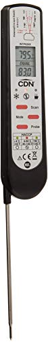 CDN INTP626X ProAccurate Infrared/Thermocouple Probe Thermometer, Black and Silver - Thumbnail 3