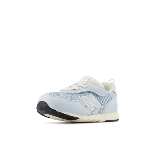 New Balance Kids 515 V1 New-b Hook & Loop Sneaker, Quarry Blue/Angora, 5.5 US Unisex Toddler