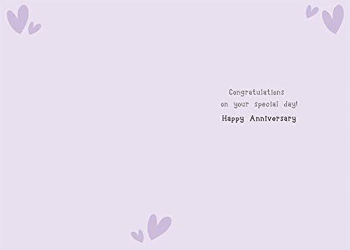 Piccadilly Greetings Modern Annivesary Card Your Annivesary - 7 x 5 inches, Multicolor - Image 3