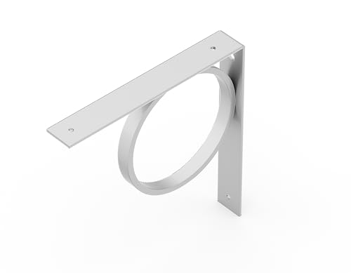 Alberts 806293 Regalträger Tom | Regalhalter wahlweise in verschiedenen Trendfarben | Regalwinkel als ein Paar oder einzeln | Größe 205 x 205 x 30 mm