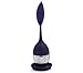 Teami Tea Infuser Filter - Premium Silicone & Stainless Steel Infuser Tea Strainer Ball - Tea Cup Infuser for Loose Leaf Tea - Tea Steeper Accessories with Drip Holder - Purple (1.5 oz)